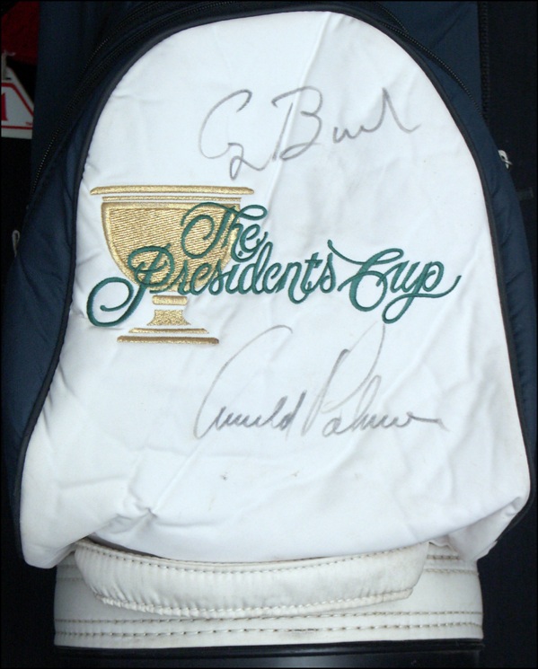 Lot #5 George Bush and Arnold Palmer