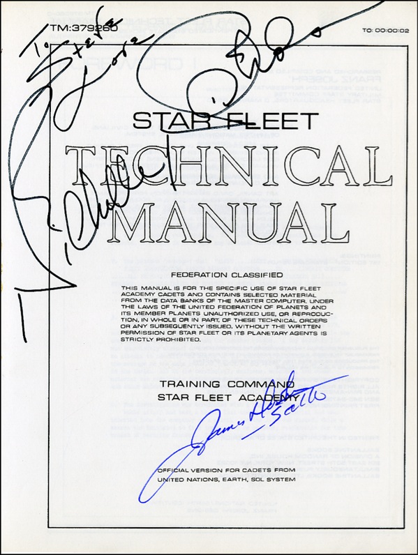 Star Trek Starfleet Technical Manual: Training Command Starfleet