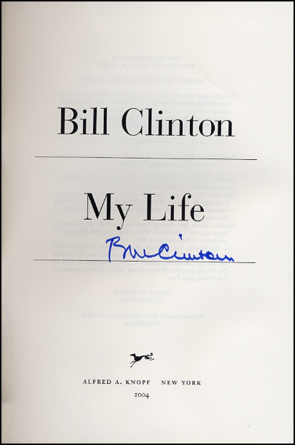 Lot #30 Bill Clinton