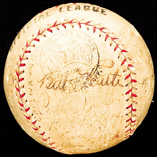 Lot #1613 Babe Ruth and Lou Gehrig