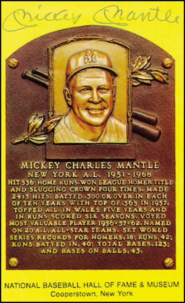 Lot #1571 Mickey Mantle