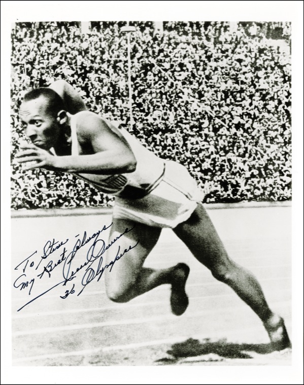 Lot #1599 Jesse Owens