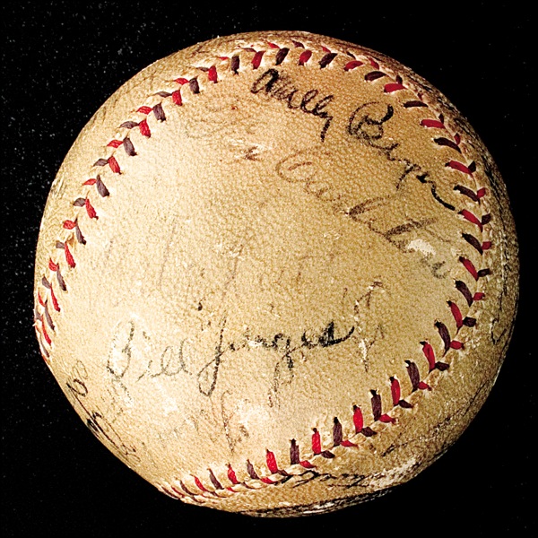 Lot #1615 Babe Ruth, Lou Gehrig and Baseball