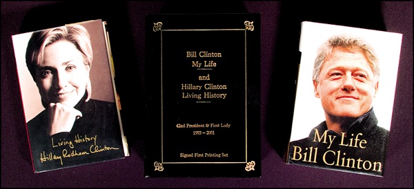 Lot #48 Bill and Hillary Clinton