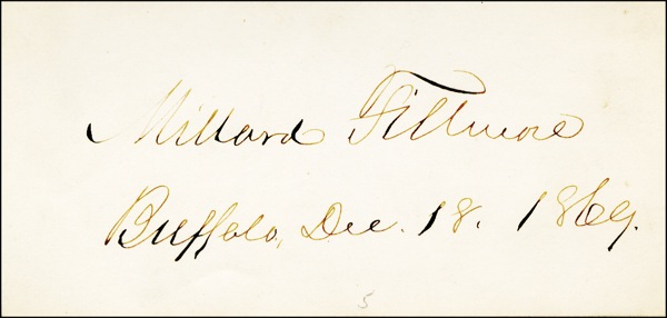 Lot #73 Millard Fillmore