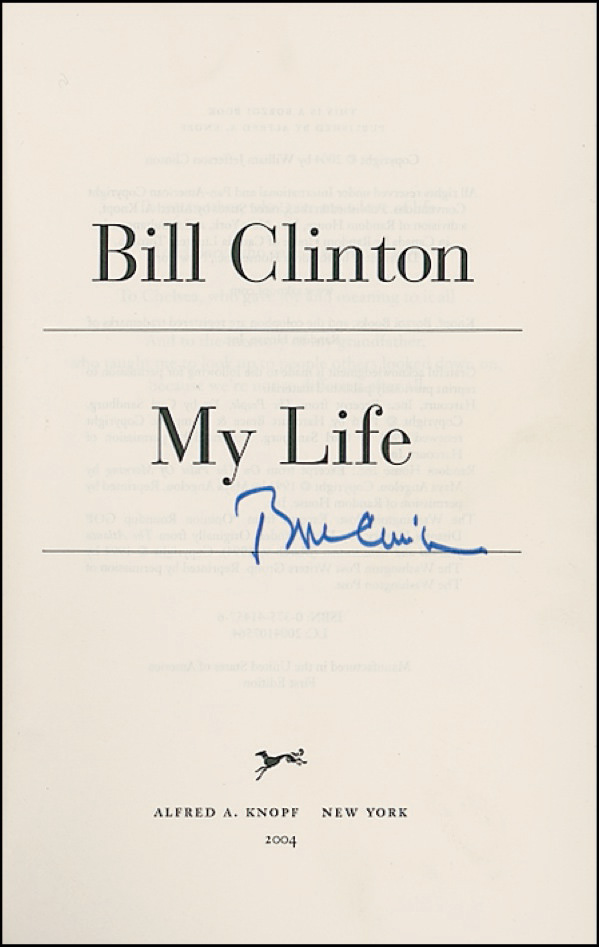 Lot #25 Bill Clinton