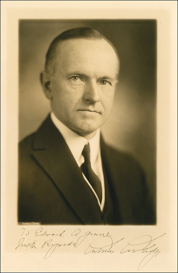 Lot #36 Calvin Coolidge