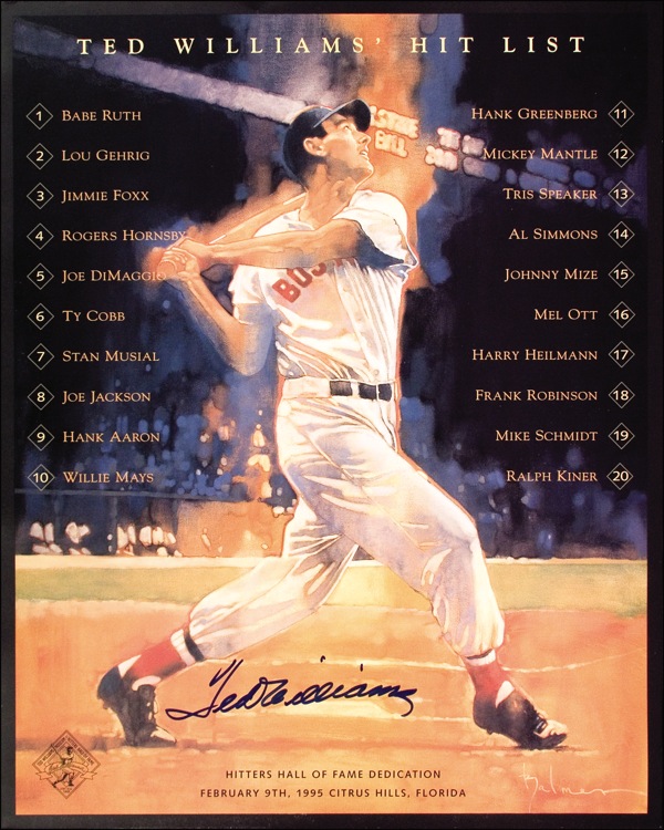 Lot #1675 Ted Williams