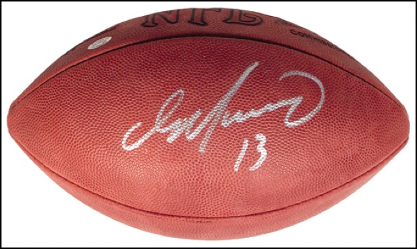 Sold at Auction: Dan Marino Signed Football