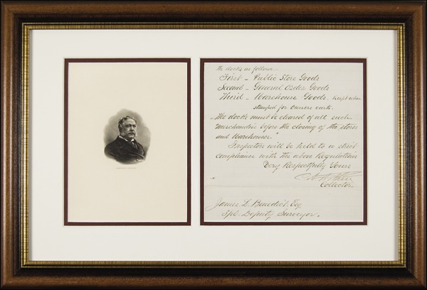 Lot #6 Chester A. Arthur