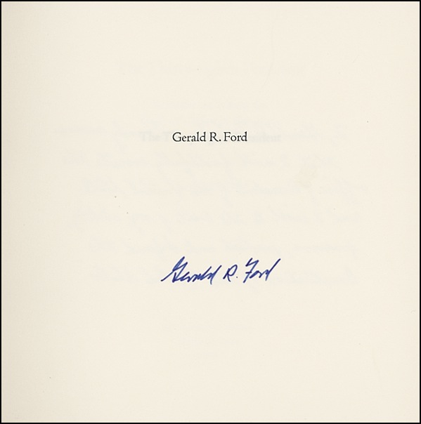Lot #54 Gerald Ford