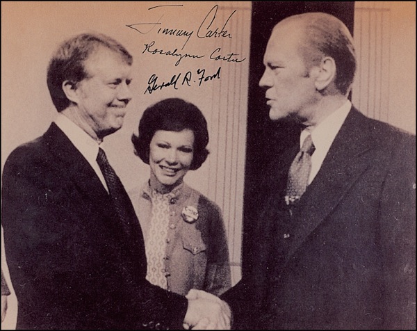 Lot #46 Gerald Ford and Jimmy Carter