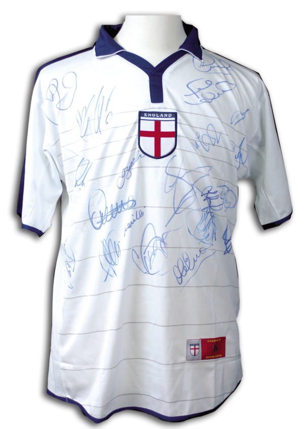 Lot #1525 Soccer: England World Cup Team