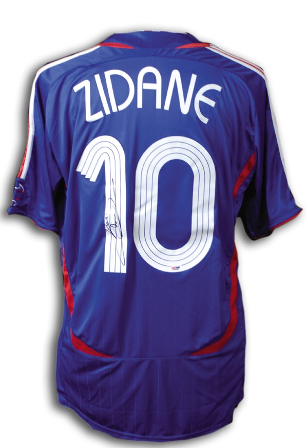 Lot #1532 Soccer: Zidane, Zinedine