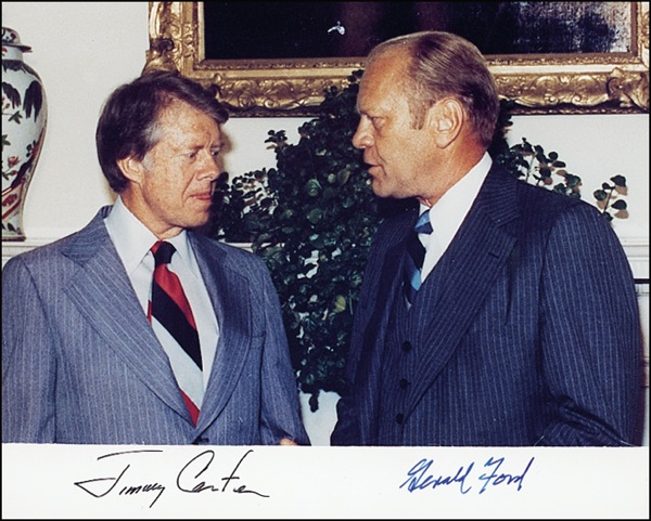 Lot #16 Jimmy Carter and Gerald Ford