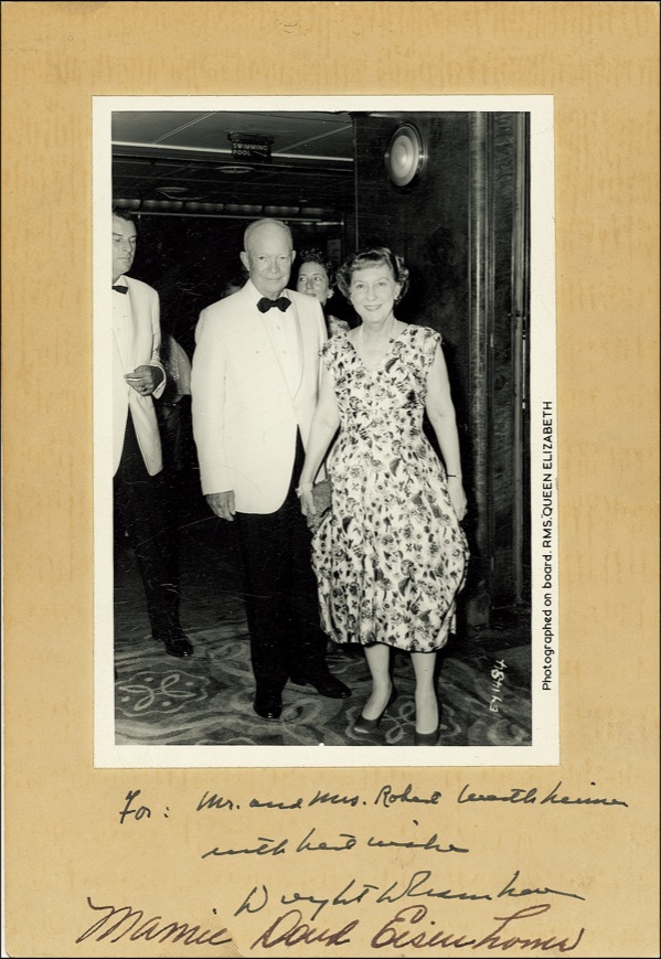 Lot #30 Dwight and Mamie Eisenhower