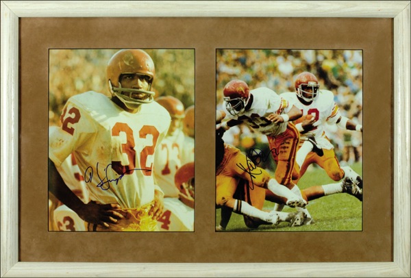 Lot #1521 O. J. Simpson and Marcus Allen