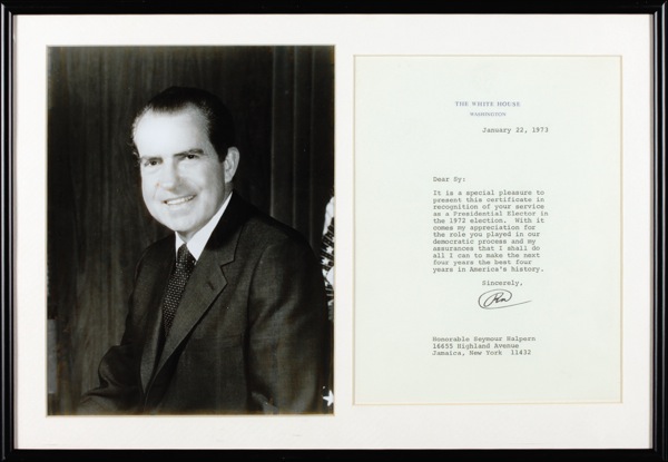 Lot #123 Richard Nixon
