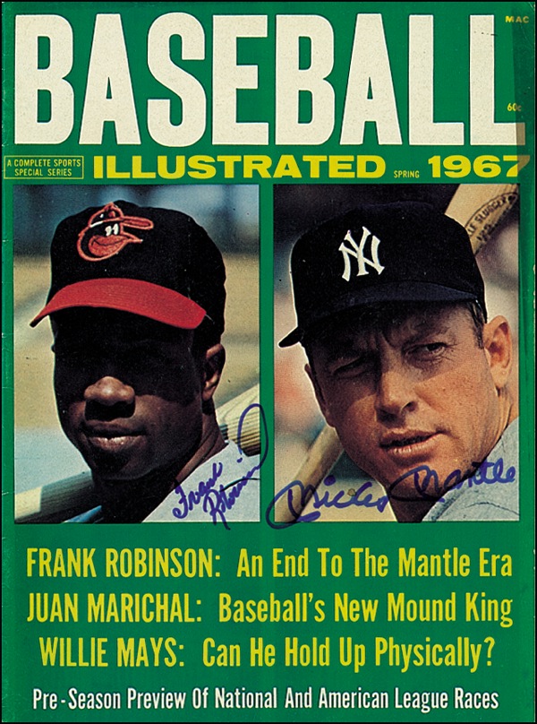 Lot #1409 Mickey Mantle and Frank Robinson