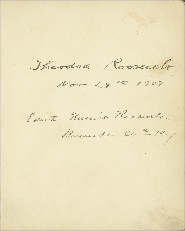 Lot #155 Theodore Roosevelt and William H. Taft