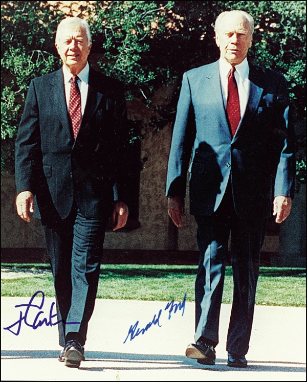 Lot #15 Jimmy Carter and Gerald Ford
