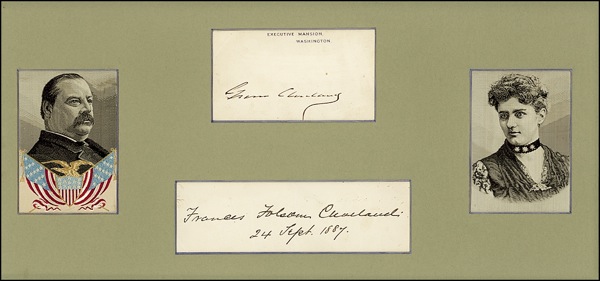 Lot #26 Grover and Frances Cleveland