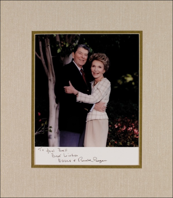 Lot #153 Ronald and Nancy Reagan