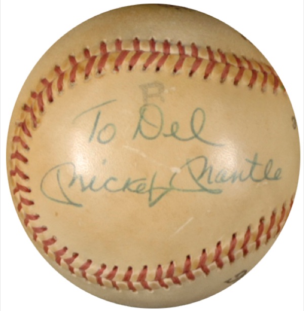 Lot #1474 Mickey Mantle
