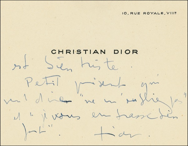 Lot #201 Christian Dior