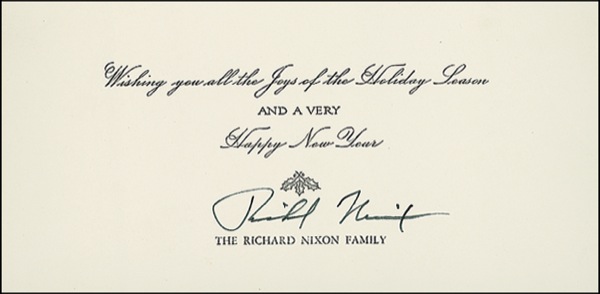 Lot #105 Richard Nixon