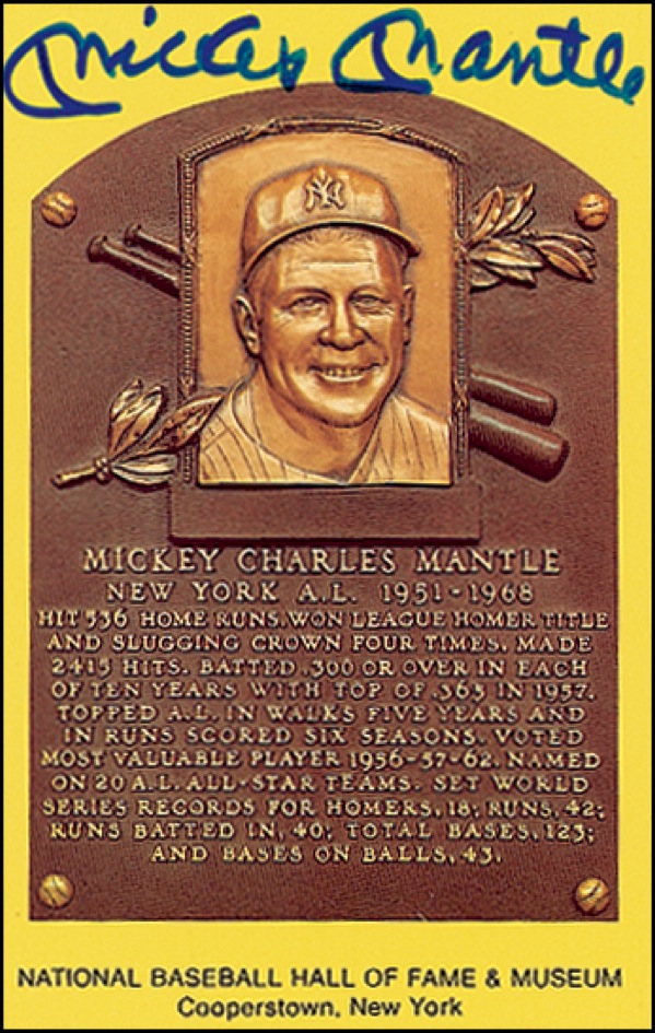 Lot #1477 Mickey Mantle