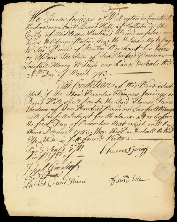 Lot #198 Declaration of Independence: Paine,