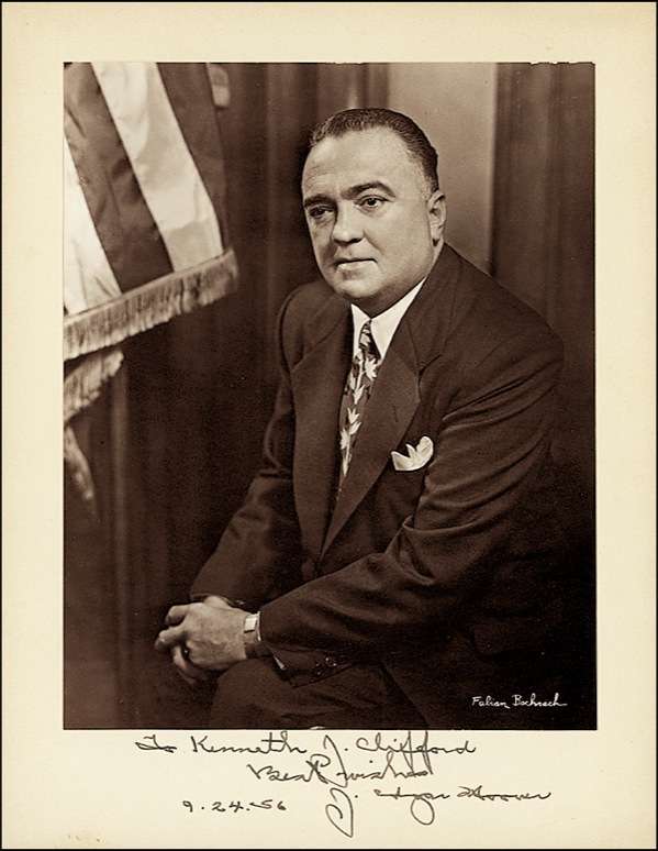 Lot #241 J. Edgar Hoover