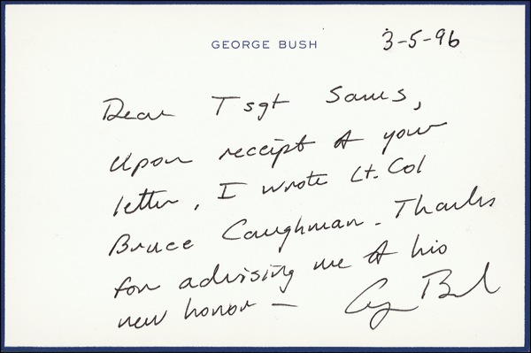 Lot #7 George Bush