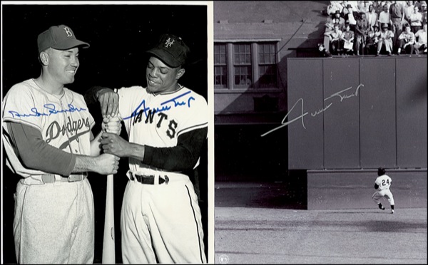 Lot #1411 Willie Mays and Duke Snider