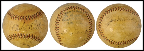 Lot #1510 Ruth, Gehrig and McCarthy