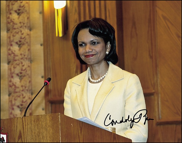 Lot #291 Condoleezza Rice