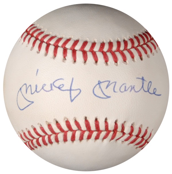 Lot #1405 Mickey Mantle