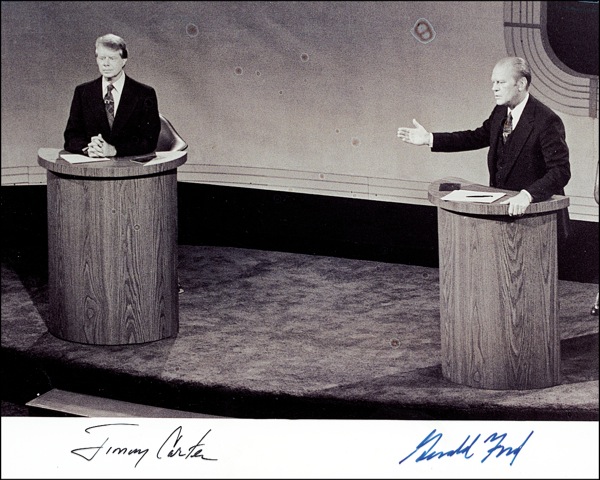 Lot #46 Gerald Ford and Jimmy Carter