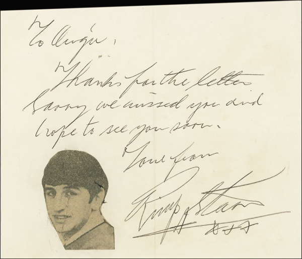 Lot #467 Beatles: Starr, Ringo