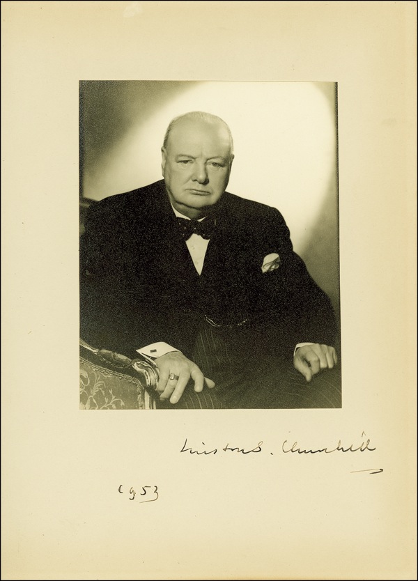 Lot #182 Winston and Clementine Churchill