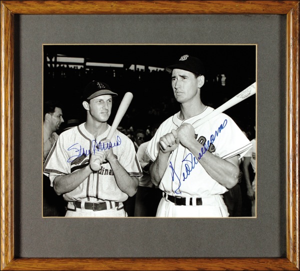 Lot #1517 Ted Williams and Stan Musial
