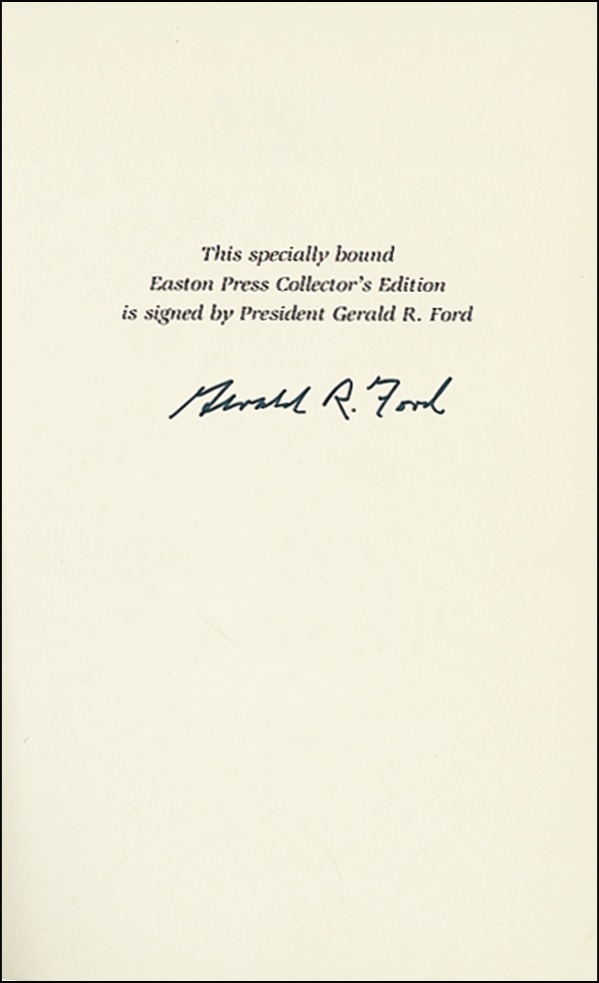 Lot #25 Gerald Ford