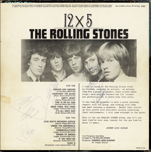 Lot #634 Rolling Stones