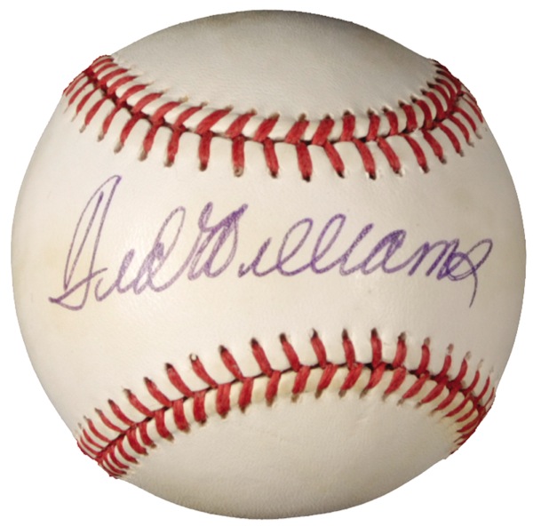 Lot #1524 Ted Williams