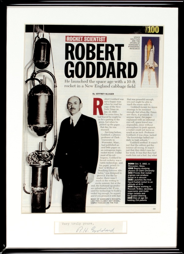 Lot #145 Robert Goddard