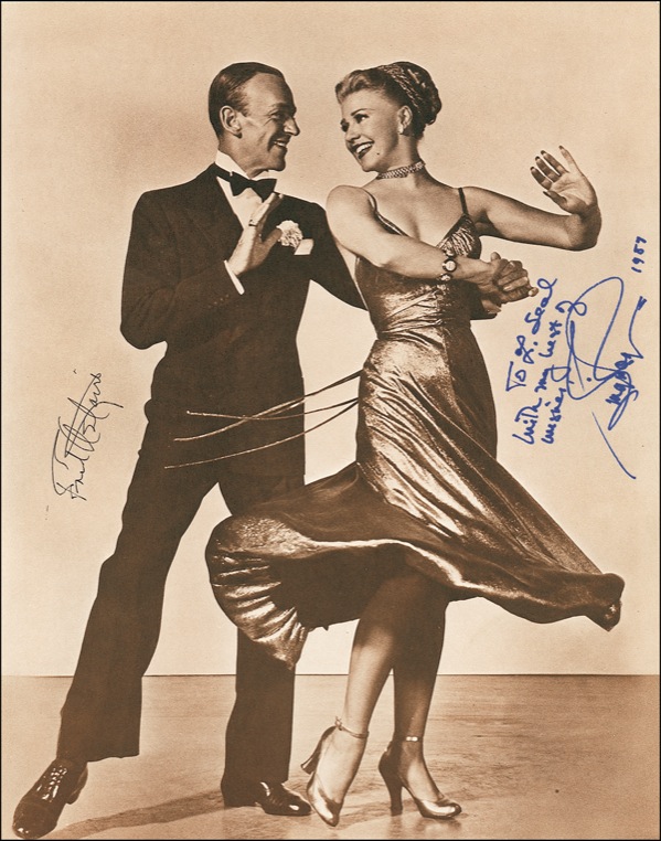 Lot #704 Fred Astaire and Ginger Rogers