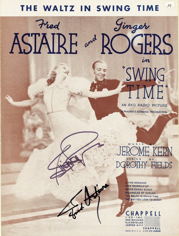 Lot #705 Fred Astaire and Ginger Rogers