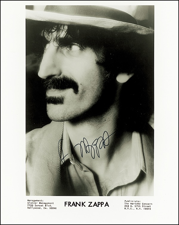 Lot #694 Frank Zappa