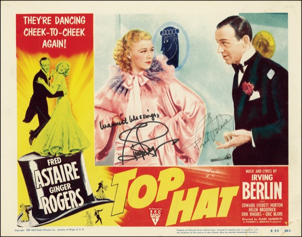 Lot #707 Fred Astaire and Ginger Rogers